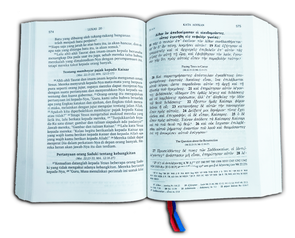 Perjanjian Baru Indonesia Yunani halaman